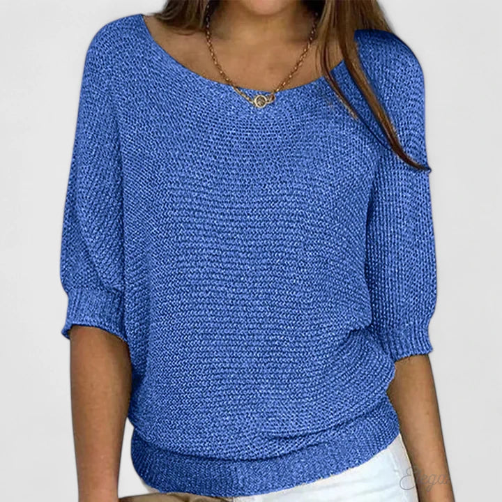 Anselma | Sweater holgado manga murciélago