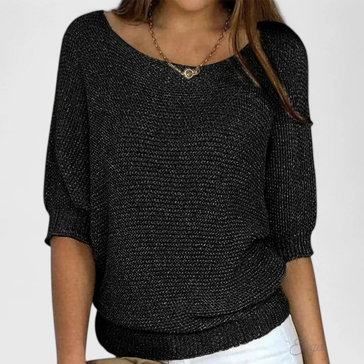 Anselma | Sweater holgado manga murciélago