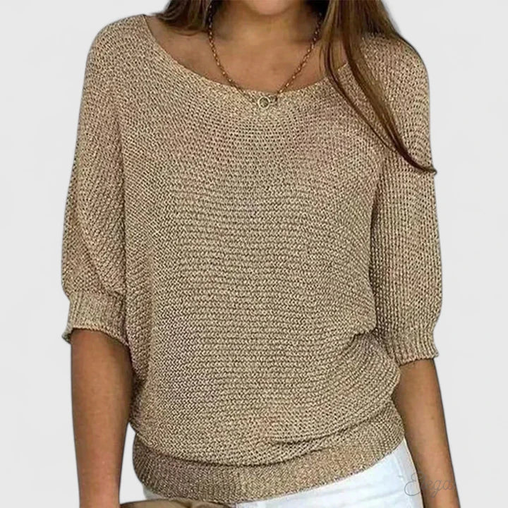 Anselma | Sweater holgado manga murciélago