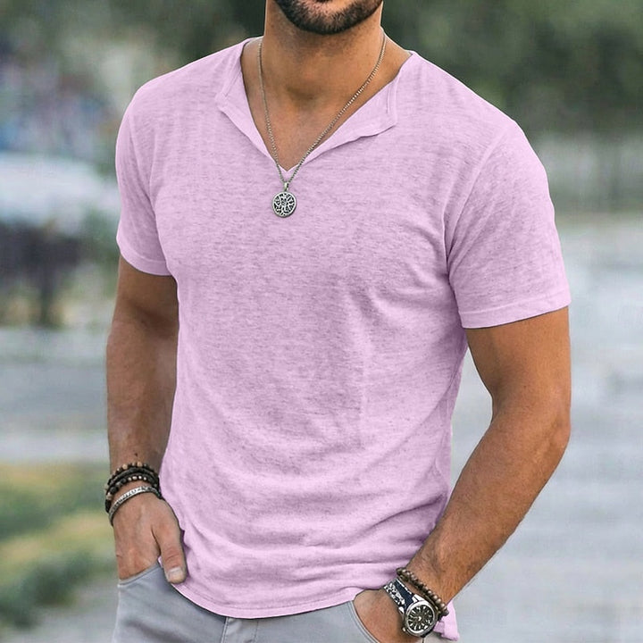 Bayron | Polera cuello V corte relajado