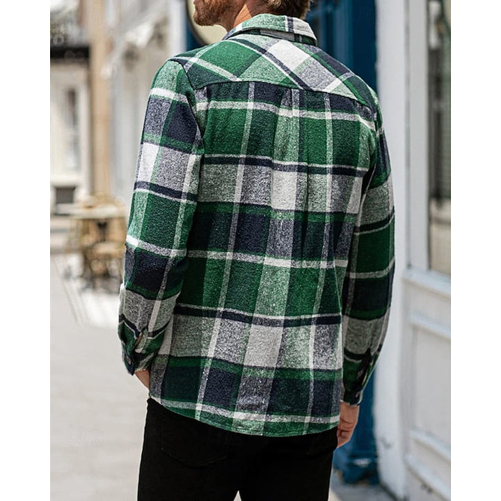 Leandro | Sobrecamisa a cuadros para hombre