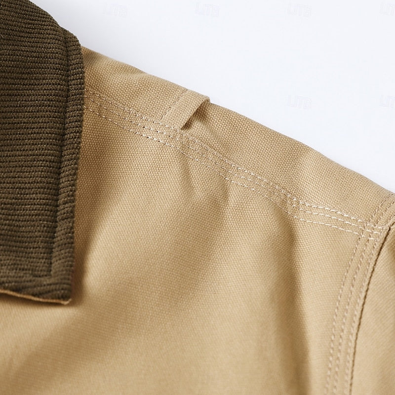 Ayün Kurü | Chaqueta casual con cuello de contraste