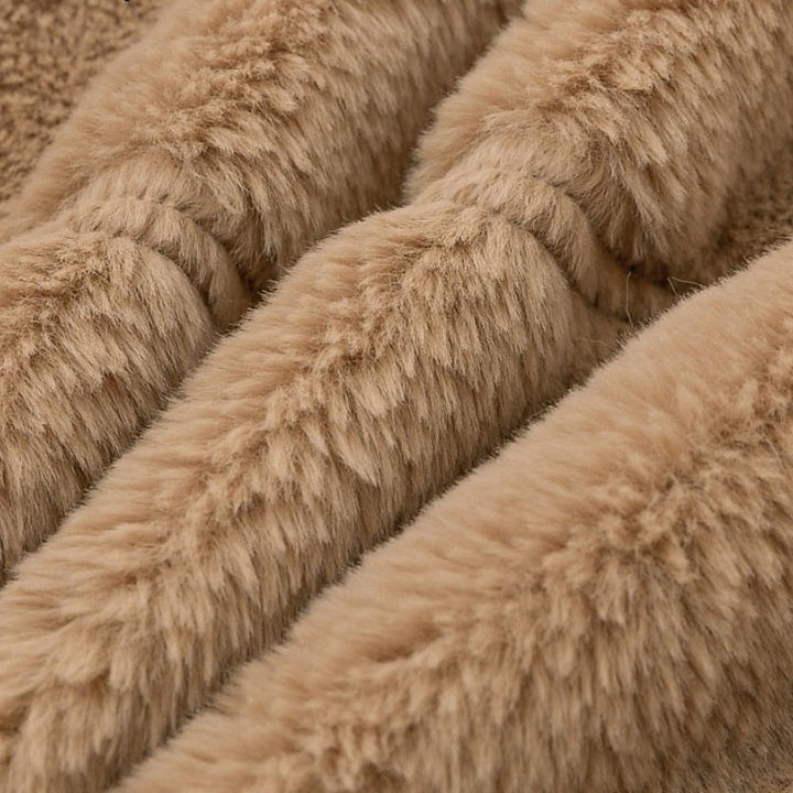 Eliette | Chaqueta corta de peluche con cierre