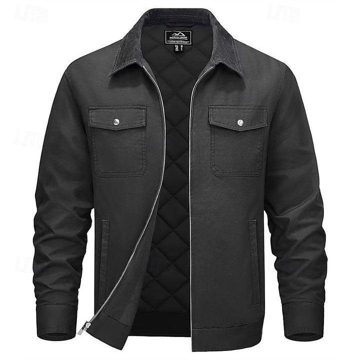 Bastián | Chaqueta de cuello contrastado