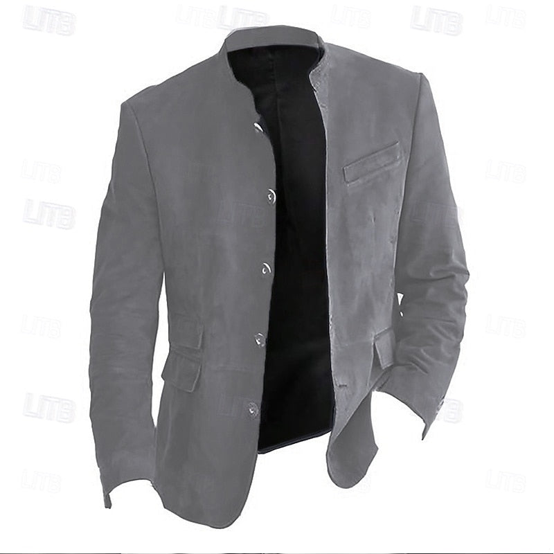 Eleodoro | Chaqueta de cuello mao para hombre