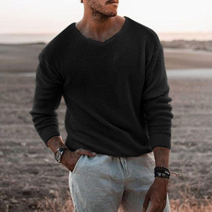 Conrado | Sweater cuello V texturado