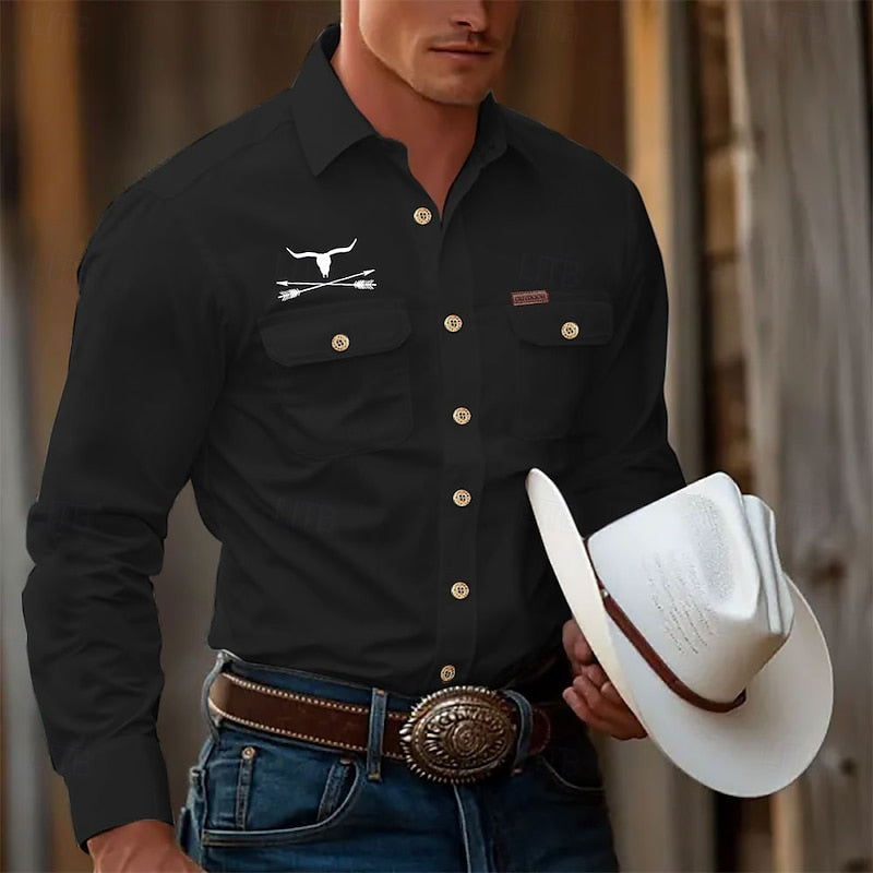 Arturo | Camisa manga larga estilo western