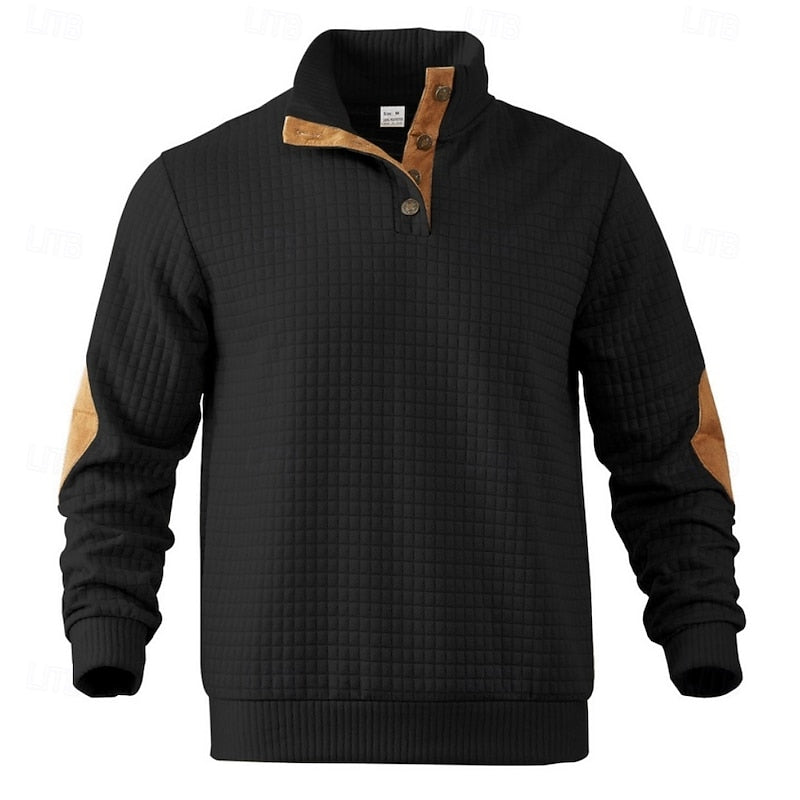 Patricio | Sweater texturado con cuello alto