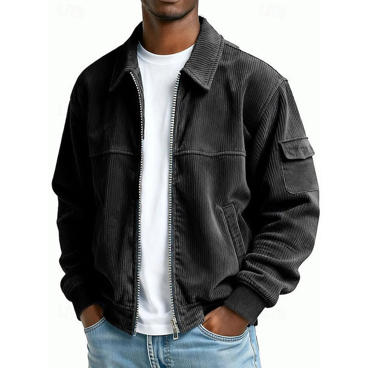Jonás | Chaqueta de textura acanalada