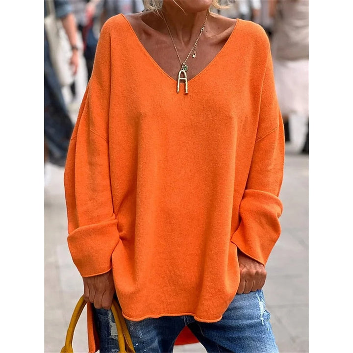 Poliana | Sweater holgado cuello V