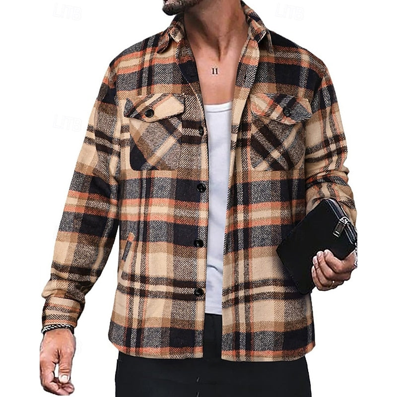 Leandro | Sobrecamisa a cuadros para hombre