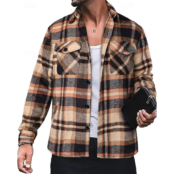 Leandro | Sobrecamisa a cuadros para hombre