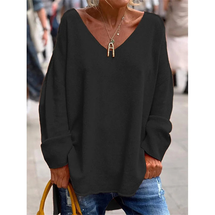 Poliana | Sweater holgado cuello V