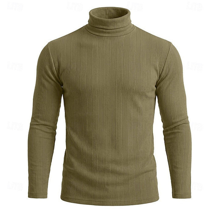 Mauro | Sweater cuello alto texturado para hombre