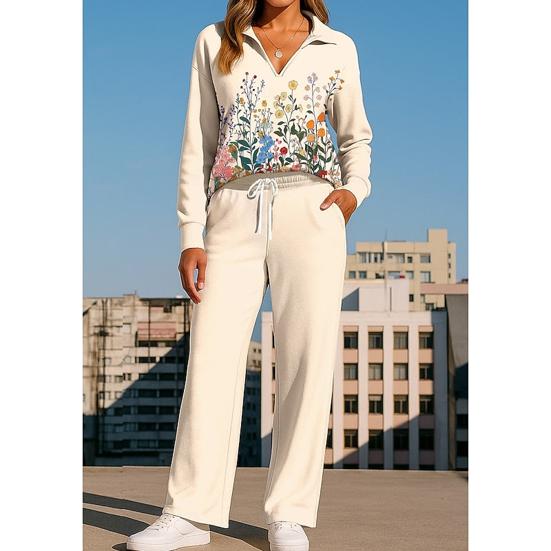 Betsabé | Conjunto de dos piezas con estampado floral