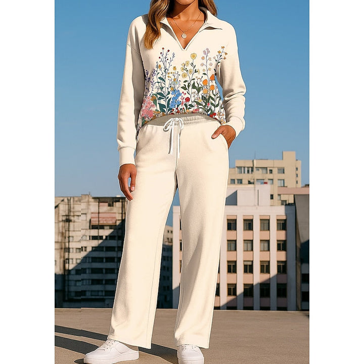Betsabé | Conjunto de dos piezas con estampado floral
