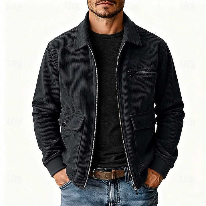 Marco | Chaqueta de cotelé con cuello camisero