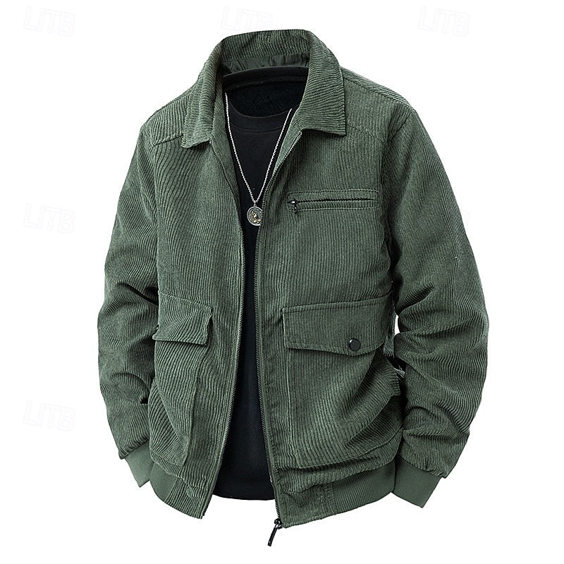Marco | Chaqueta de cotelé con cuello camisero