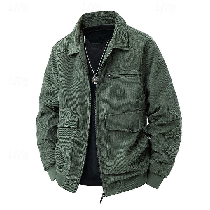 Marco | Chaqueta de cotelé con cuello camisero