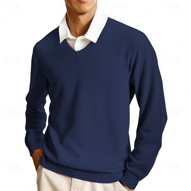 Armando | Sweater cuello V clásico