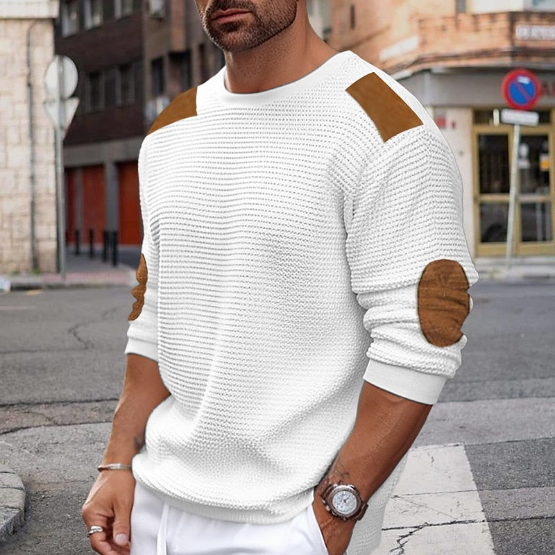 Reinaldo | Sweater de punto texturado cuello redondo