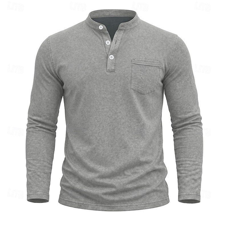 Filiberto | Polera henley manga larga