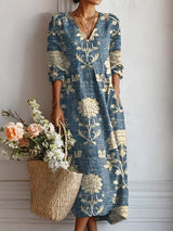Rosalía | Vestido largo estampado