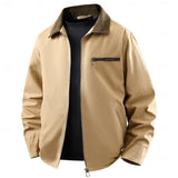 Ayün Kurü | Chaqueta casual con cuello de contraste