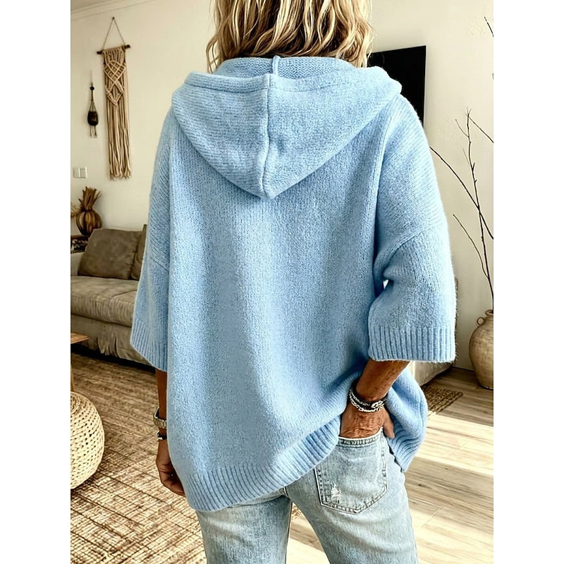 Lucero | Cardigan con capucha tejido