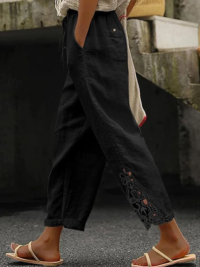 Helena | Pantalón capri holgado