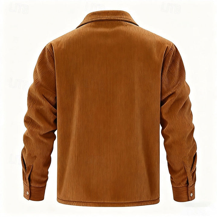 Joel | Chaqueta acanalada con forro polar