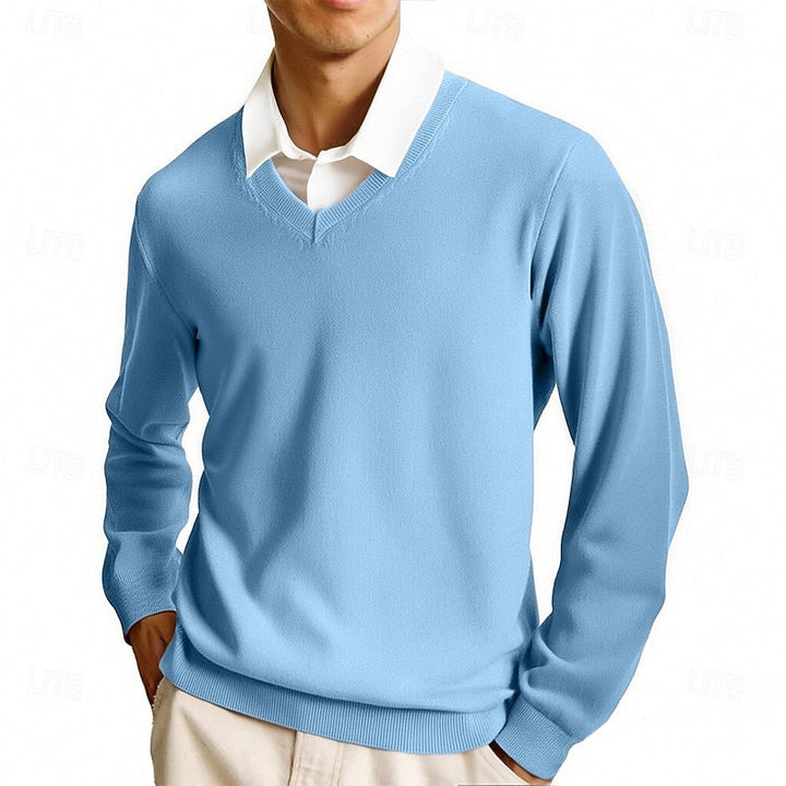 Armando | Sweater cuello V clásico