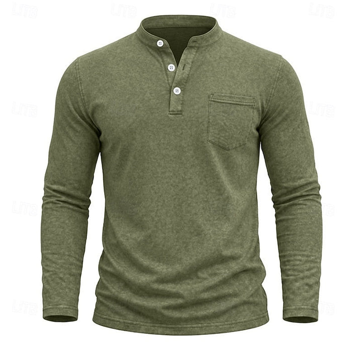 Filiberto | Polera henley manga larga