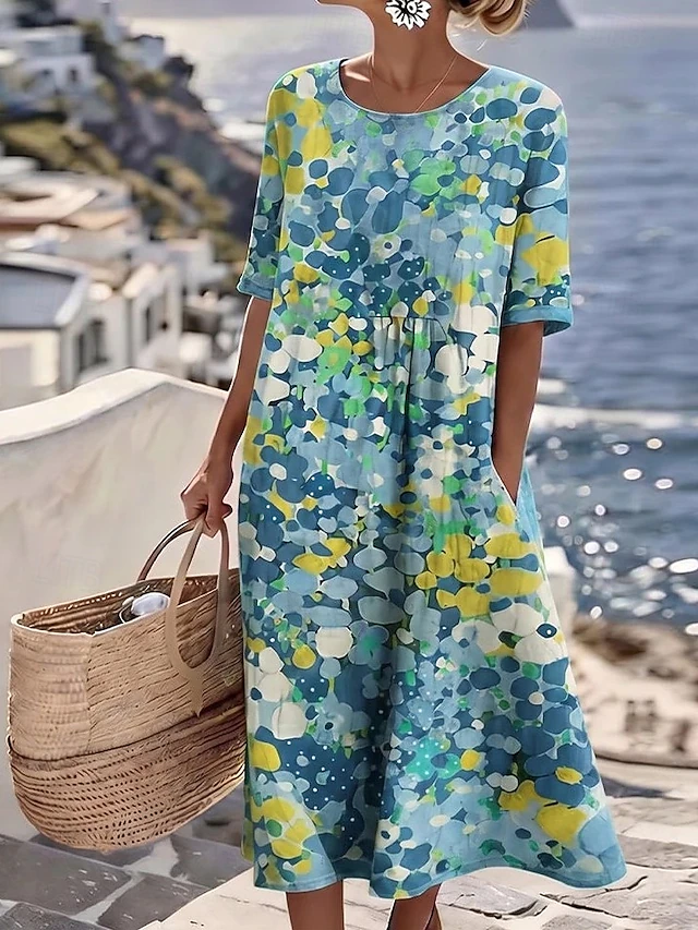 Modesta | Vestido midi línea A