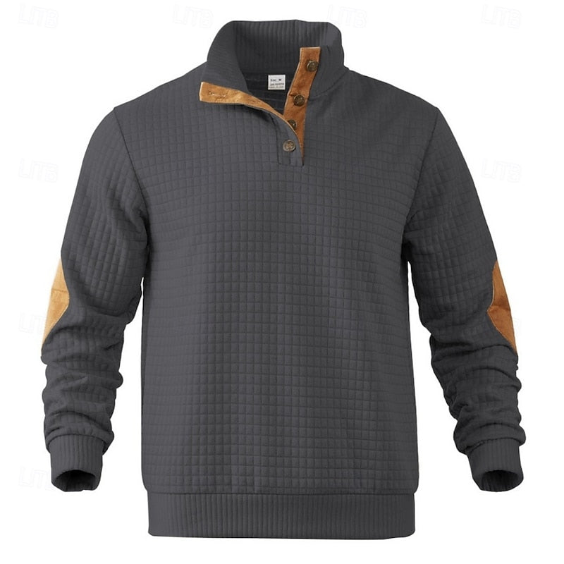 Patricio | Sweater texturado con cuello alto