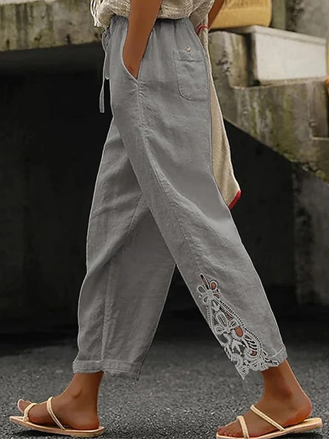 Helena | Pantalón capri holgado