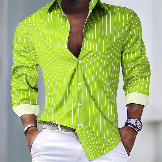 Jonathan | Camisa de rayas manga larga