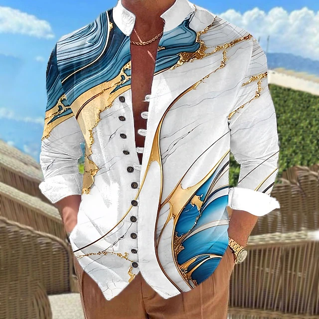 Ismael | Camisa de estampado abstracto