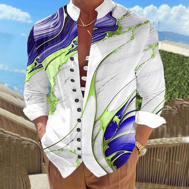 Ismael | Camisa de estampado abstracto