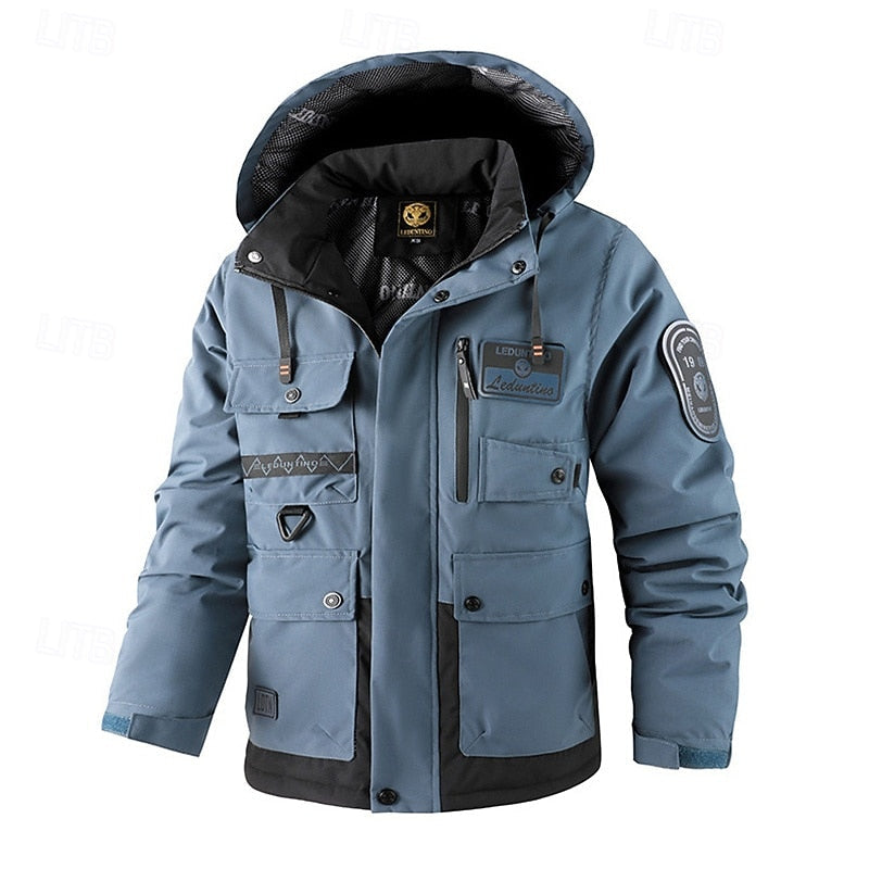 Gerhard | Parka con capucha multibolsillos