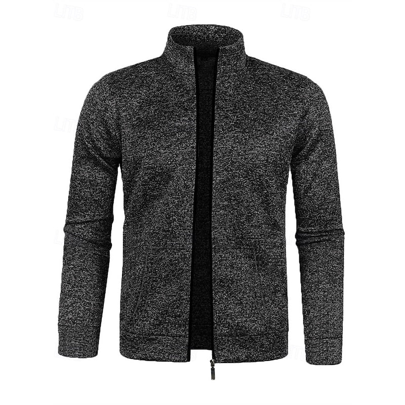 Hernán | Chaqueta con cierre completo y cuello alto