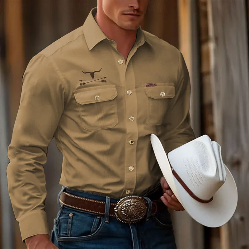 Arturo | Camisa manga larga estilo western
