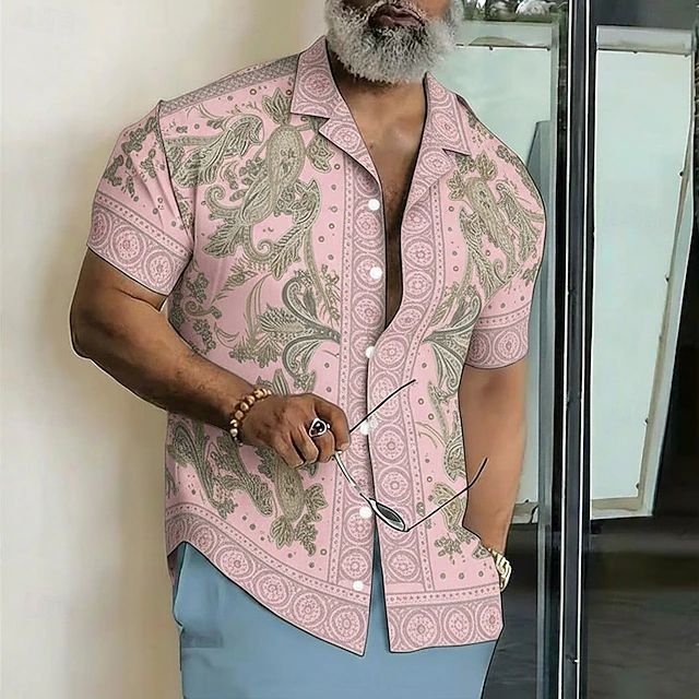 Pastor | Camisa de manga corta con estampado paisley