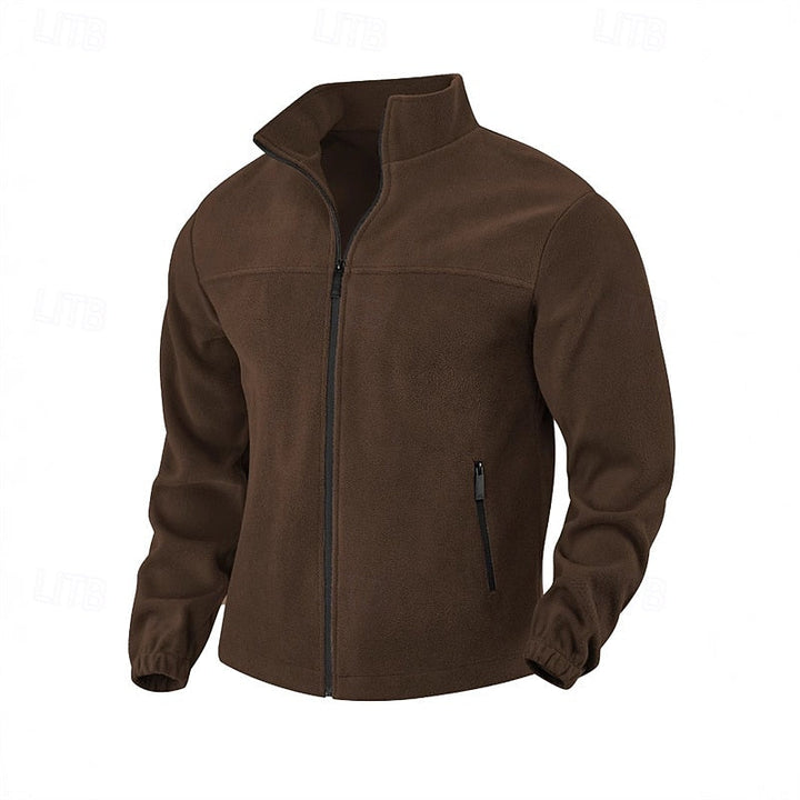 Sixto | Chaqueta polar con cuello alto y cierre completo
