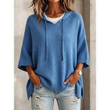 Blanquita | Sweater con capucha holgado