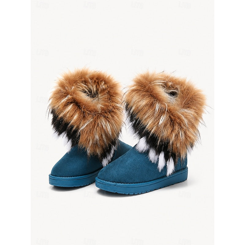 Esperanza | Botas de invierno con ribete peludo