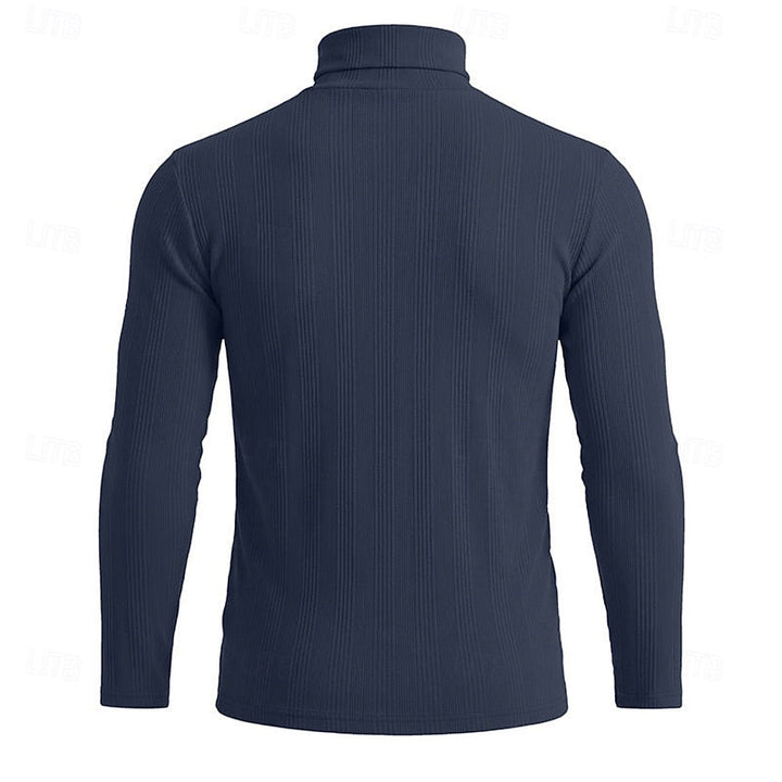 Mauro | Sweater cuello alto texturado para hombre