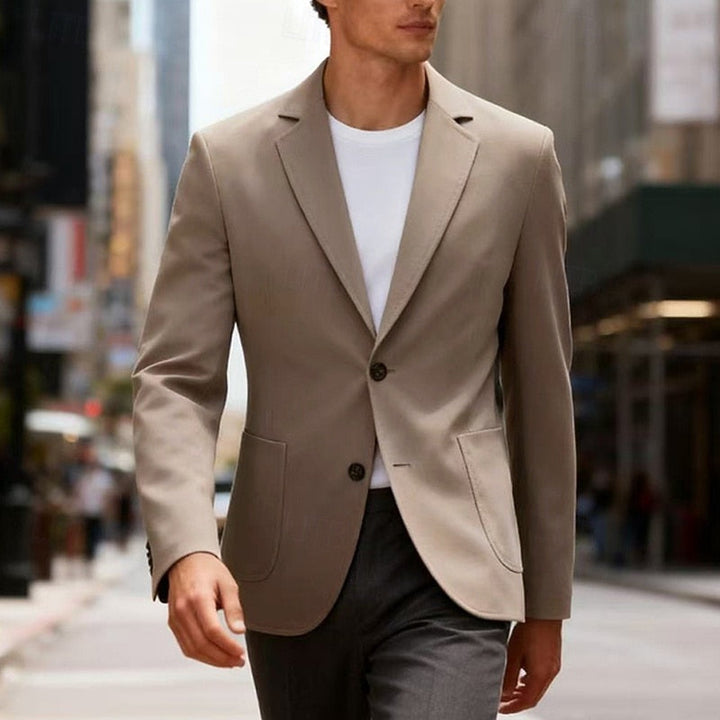 Marcos | Blazer cruzado simple de corte sastre