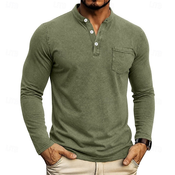 Filiberto | Polera henley manga larga