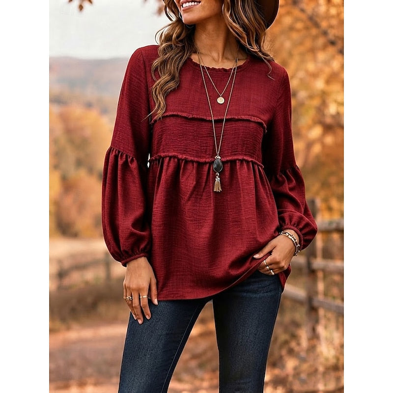 Jael | Blusa peplum holgada